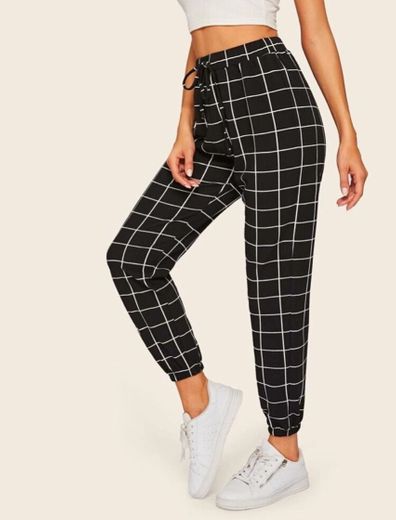 Pantalón Shein cuadros