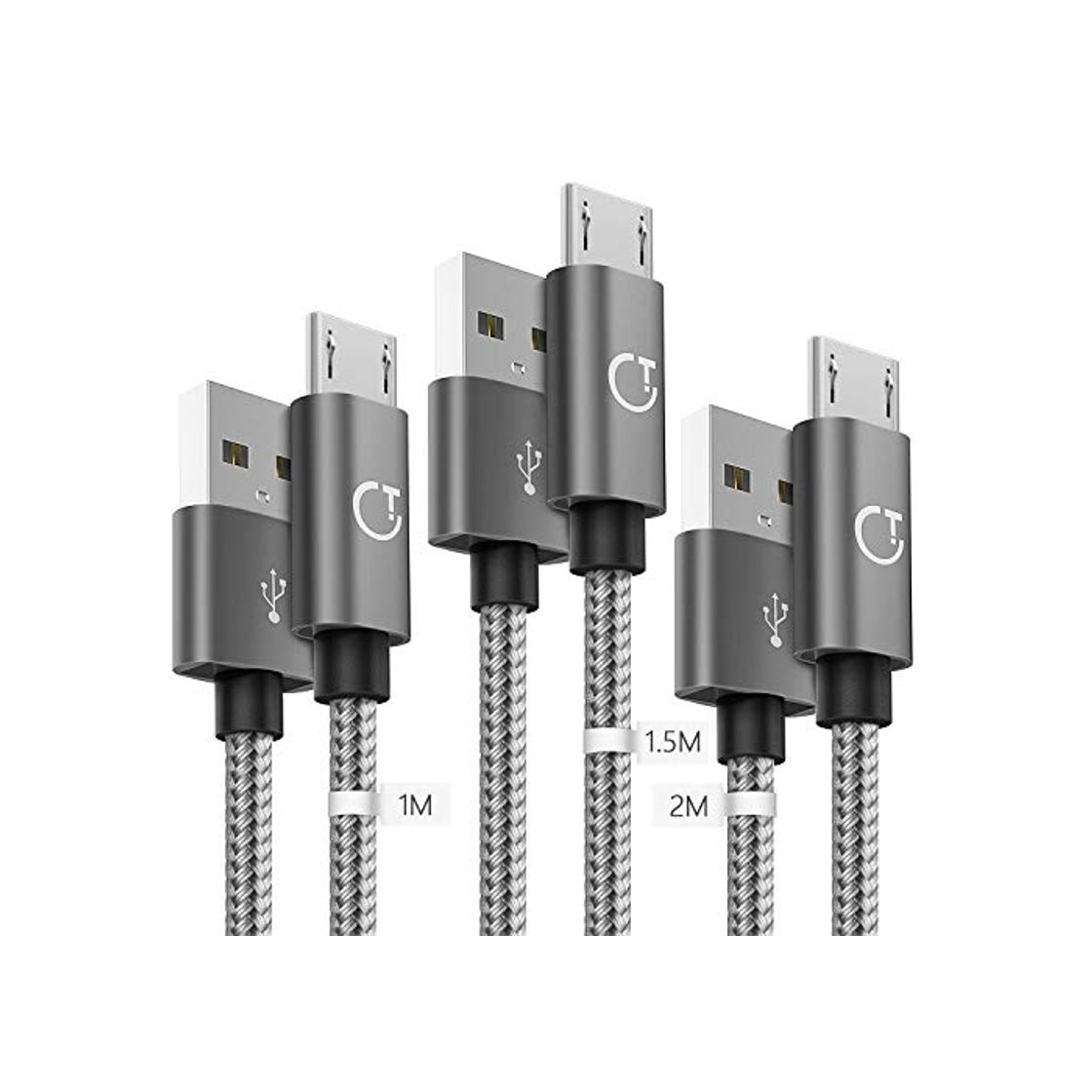 Social Gritin Cable Micro USB 3 Pack-1M/1.5M/2M