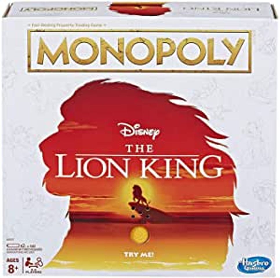 Fashion Juego Monopoly - Edición The Lion King de Disney - 