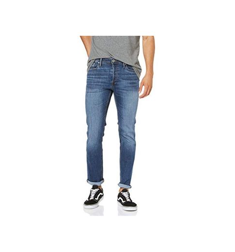 JACK & JONES Jjiliam Jjoriginal Am 014 Lid Noos, Jeans Hombre, Azul