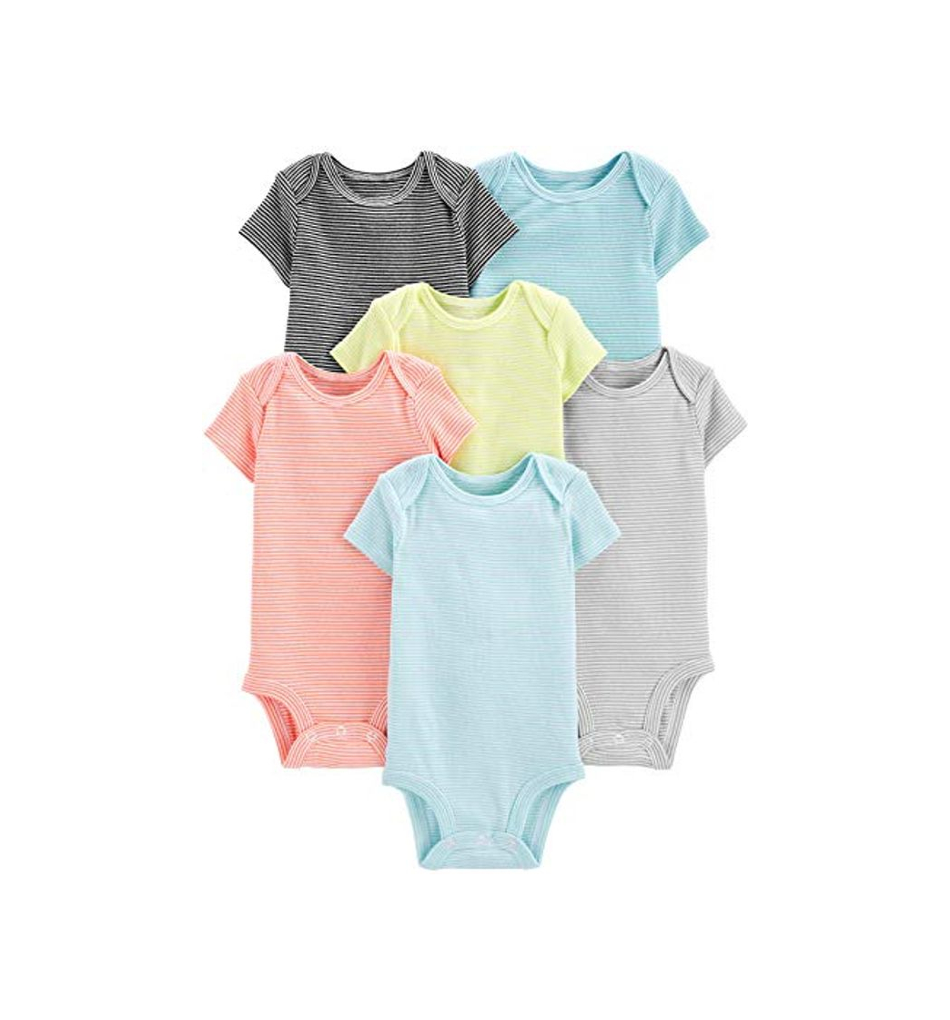 Product Simple Joys by Carter's Baby 6 unidades de body de manga corta