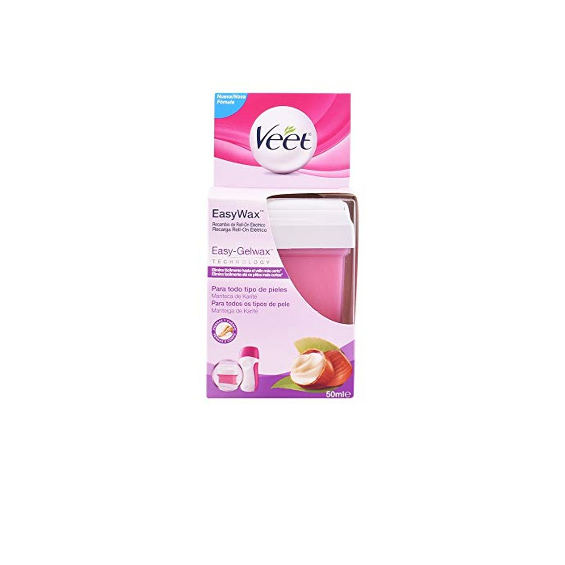 Social Veet Cera Depilatoria Recambio Roll-On Eléctrico EasyWax