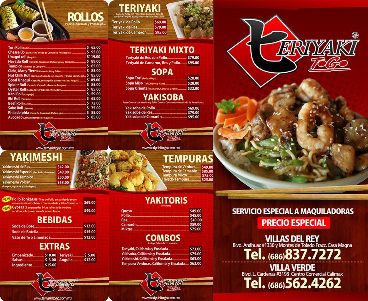 Restaurants Teriyaki To Go.