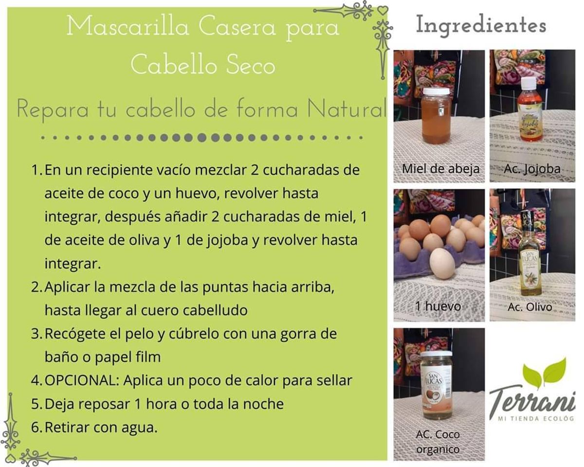 Mascarilla para cabello seco