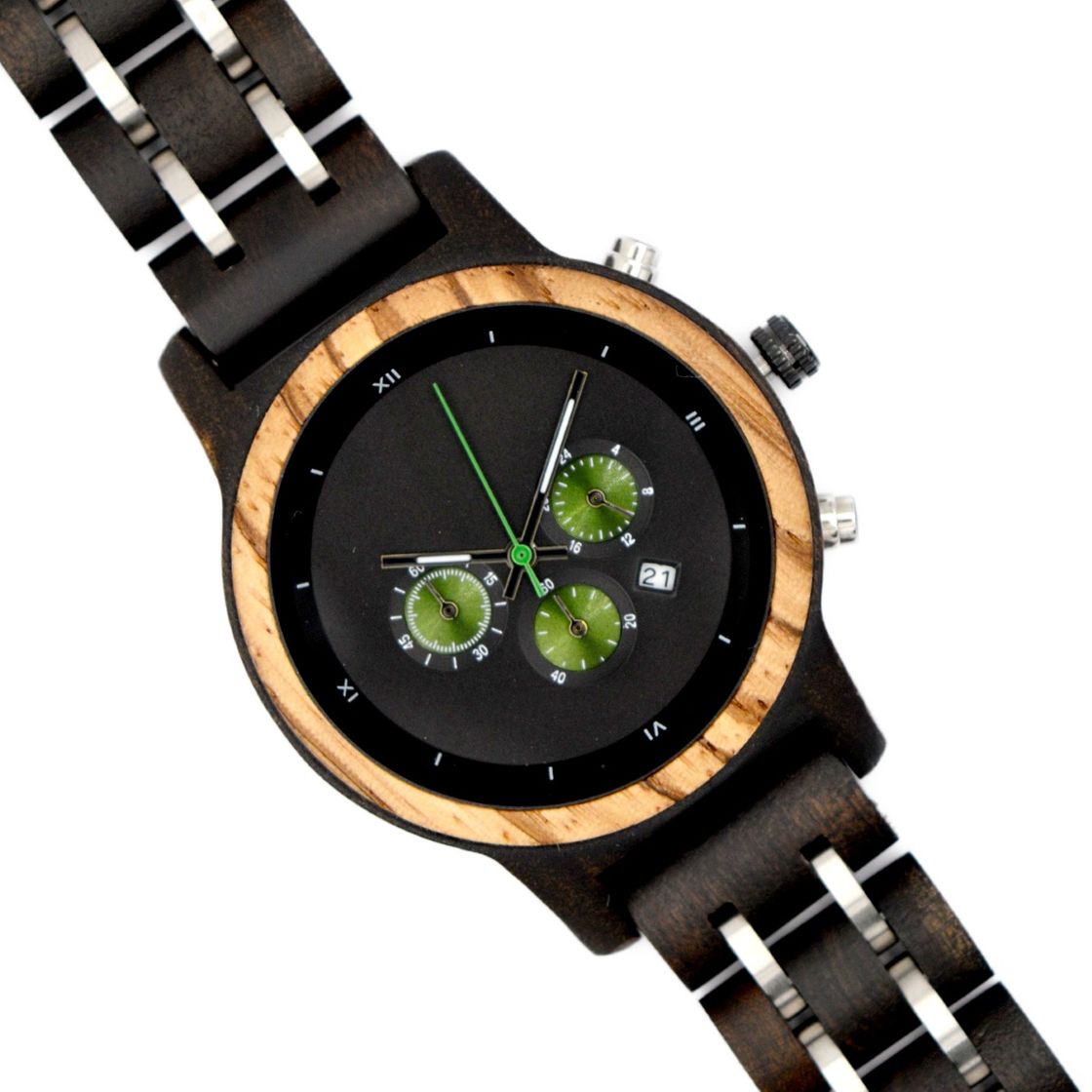 Social RELOJ DE MADERA DE BAMBÚ MODELO TAKEYUME