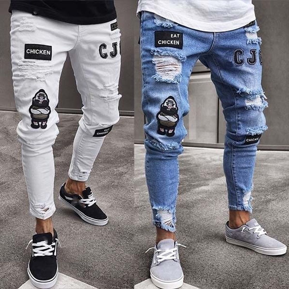 Men's Hip Hop Jeans Trend Jeans

