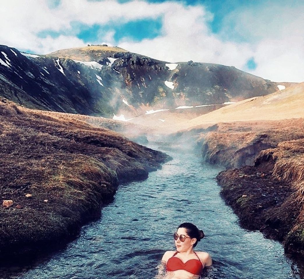 Lugar Reykjadalur Hot Spring Thermal River