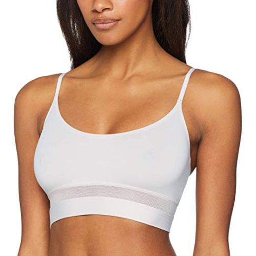 Sloggi Ever Fresh Crop Top Corsé, Blanco