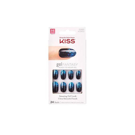 Kiss Gel Fantasy Nails-Painted Veil, 1 paquete