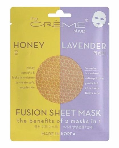 The Crème Shop Honey Lavender Fusion Sheet Mask
