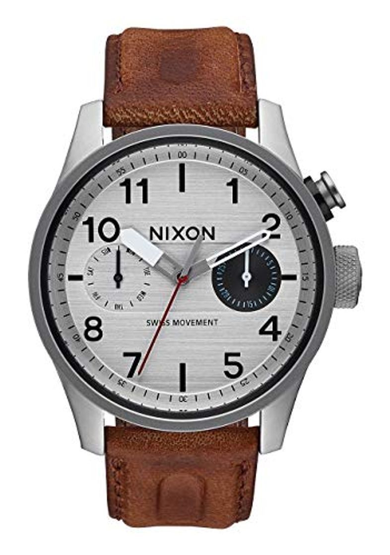 Moda NIXON Reloj Analógico para Hombre de Cuarzo con Correa en Acero Inoxidable A9771113