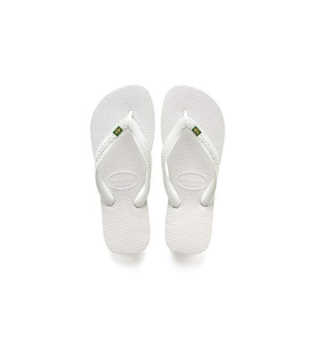 Products Havaianas Brasil, Chanclas Unisex Adulto, Blanco