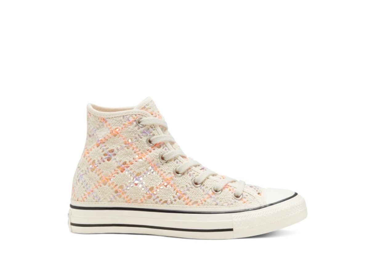 Moda Boho Crochet Chuck Taylor All Star High Top para mujer 