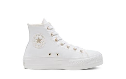 Elevated Gold Platform Chuck Taylor All Star High Top