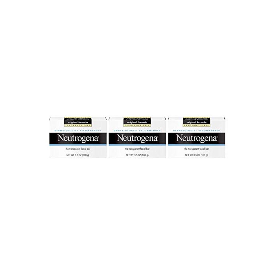 Social Neutrogena Fragrance-Free Facial Bar 100g