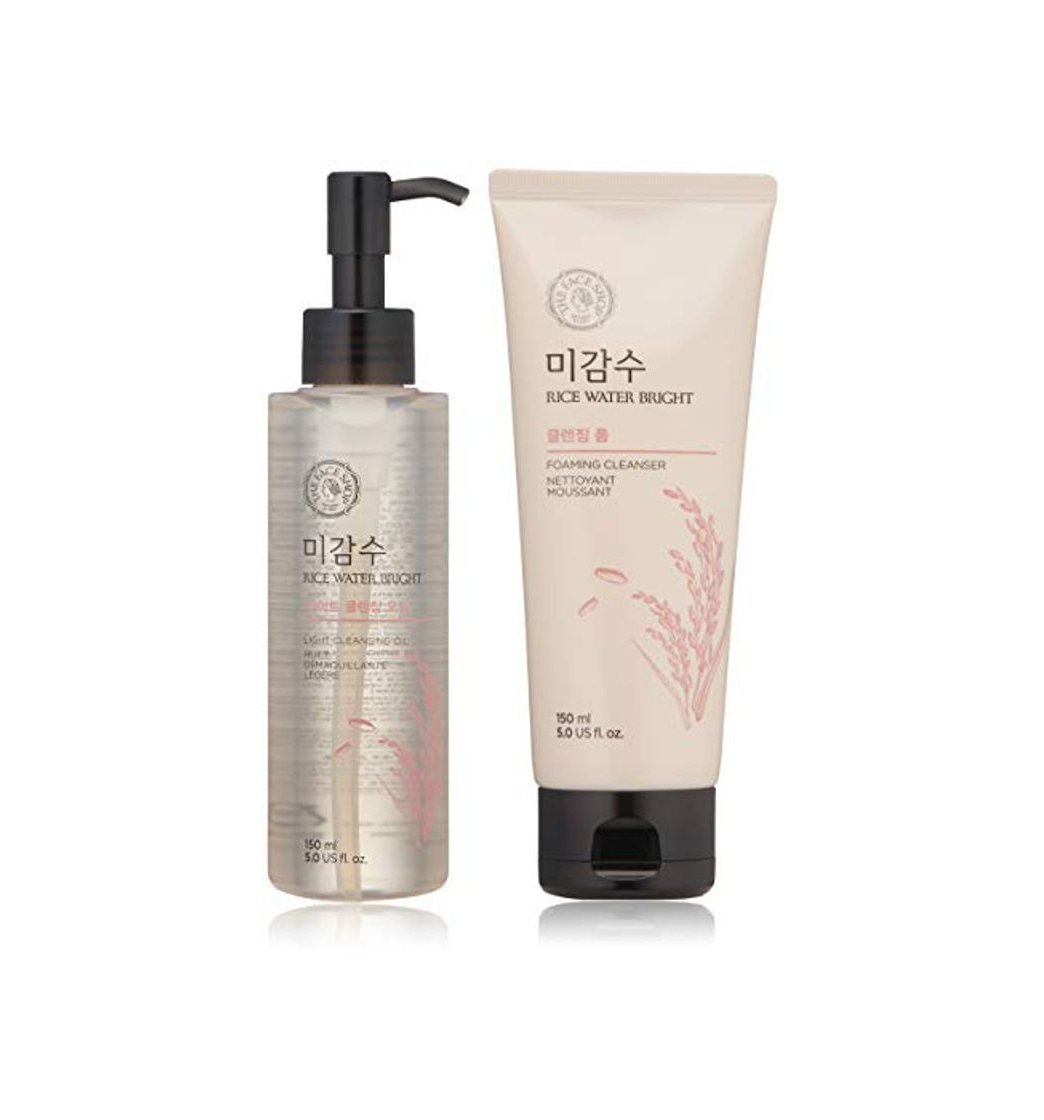 Social [Total 2Pcs] The Face Shop Rice Water Bright Cleansing Oil