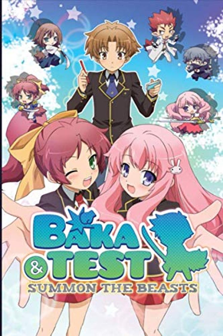 Book Baka and Test Summon The Beasts: anime lined notebook