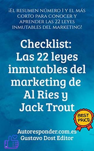 Checklist. Las 22 leyes inmutables del marketing de Jack Trout y Al