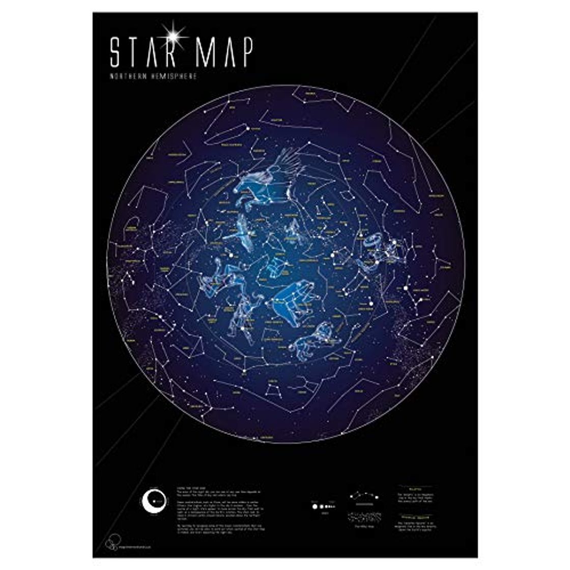 Product Mapa estelar fluorescente