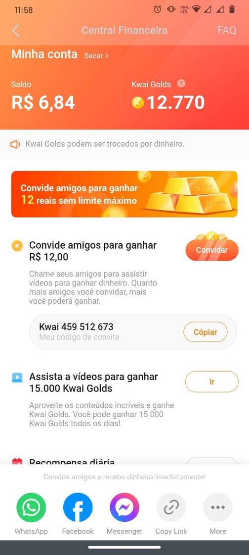 App Aplicativo que paga de 10 a 20 reais por dia 