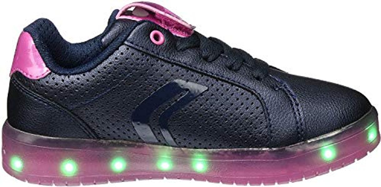 Fashion Geox J Kommodor A, Zapatillas para Niñas, Azul