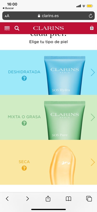 Moda Mascarillas faciales SOS - Clarins