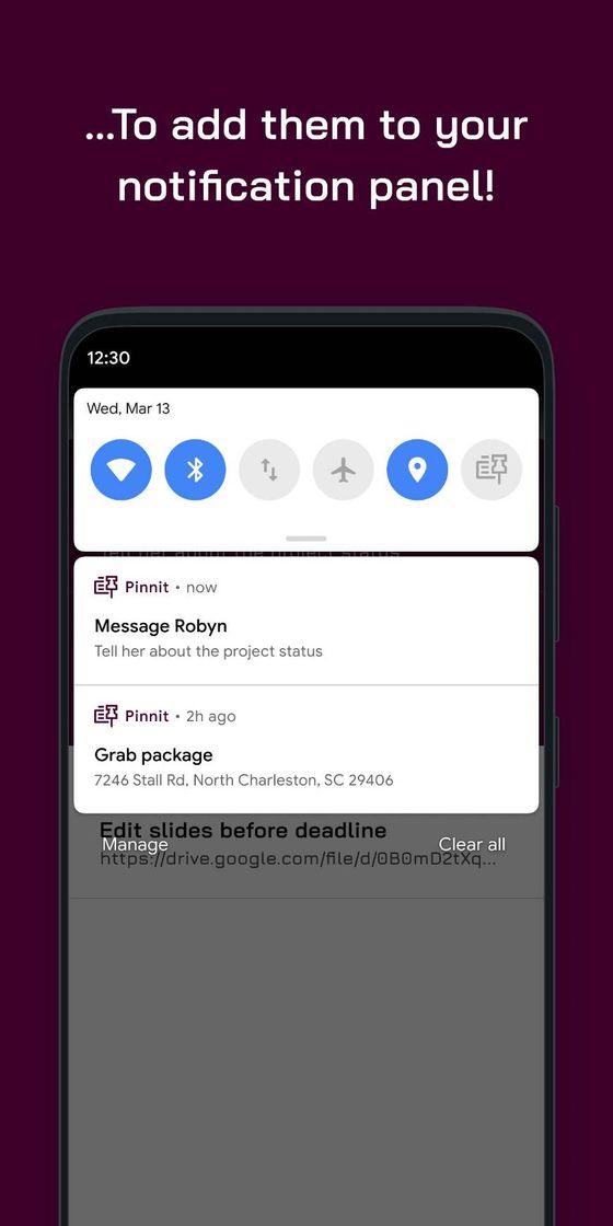 App Pinnit - Create & pin notifications