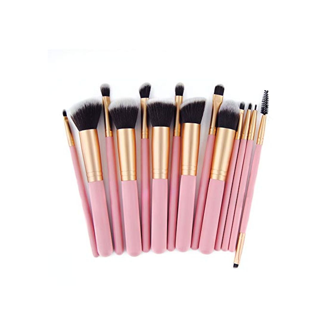 Producto 14 PCS Set de Pinceles de Maquillaje Polvos de Base sintética Kabuki