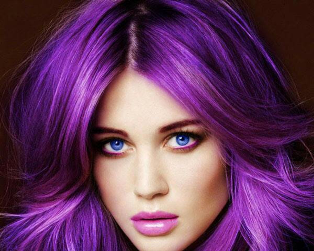 Moda Tinte morado fantasia💜