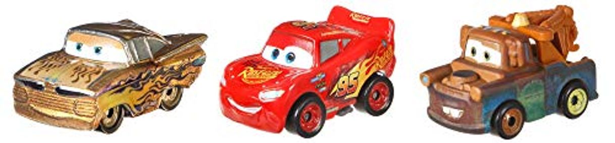 Social Cars - Pack de 3 Vehículos Mini Racers, Coches de Juguete