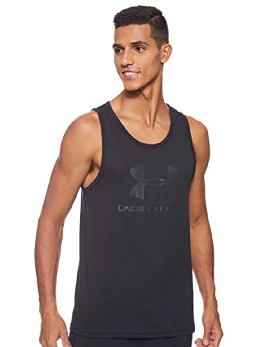 Social Under Armour Sportstyle Camiseta sin Mangas con Logotipo, Ropa Deportiva para Hombres