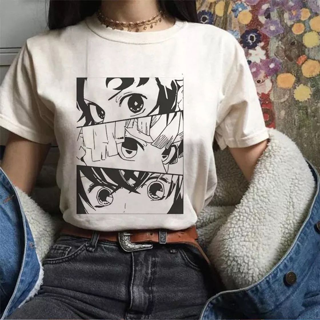 Social Camiseta Kimetsu no Yaba anime