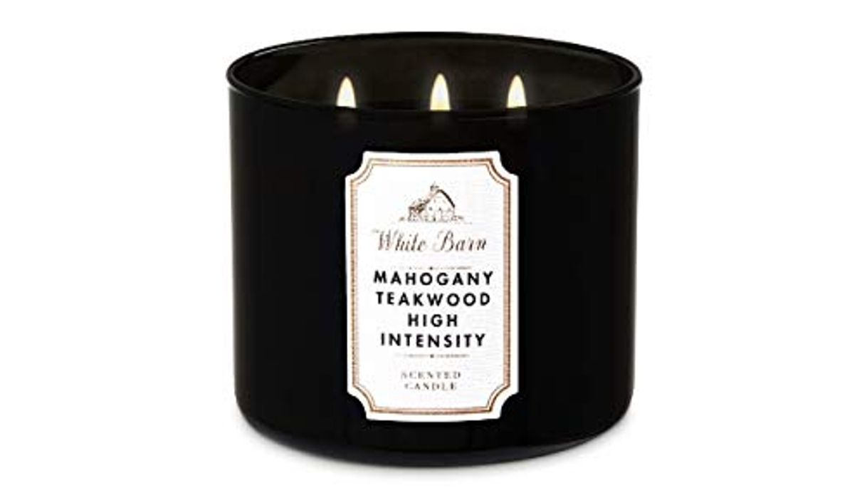 Home Bougie 3 mèches Mahogany Teakwood Bath and Body Works