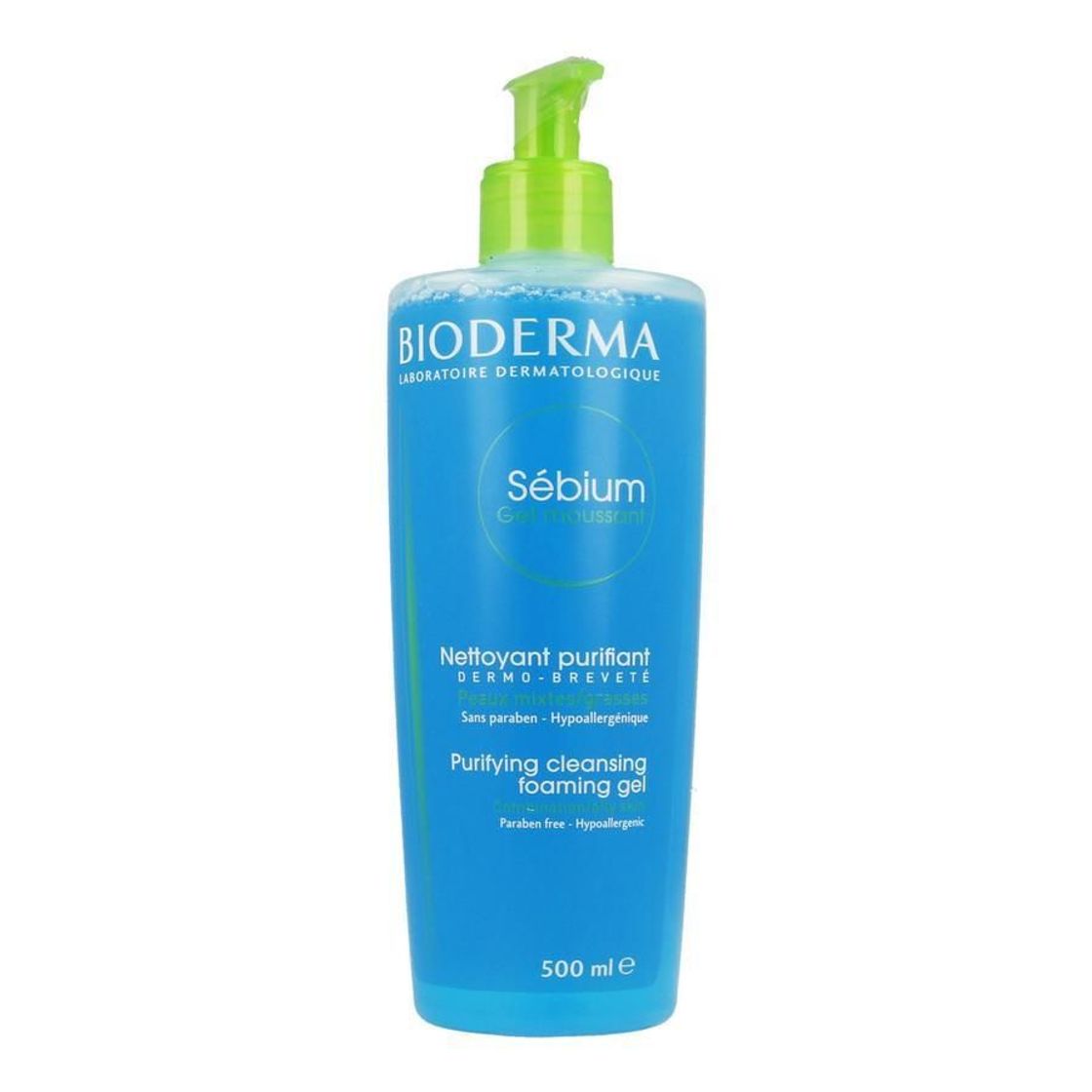 Beauty BIODERMA SEBIUM gel moussant nettoyant purifiant 500 ml