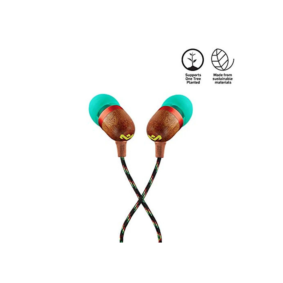 Product The House Of Marley Smile Jamaica Dentro de oído Binaural Alámbrico Verde,