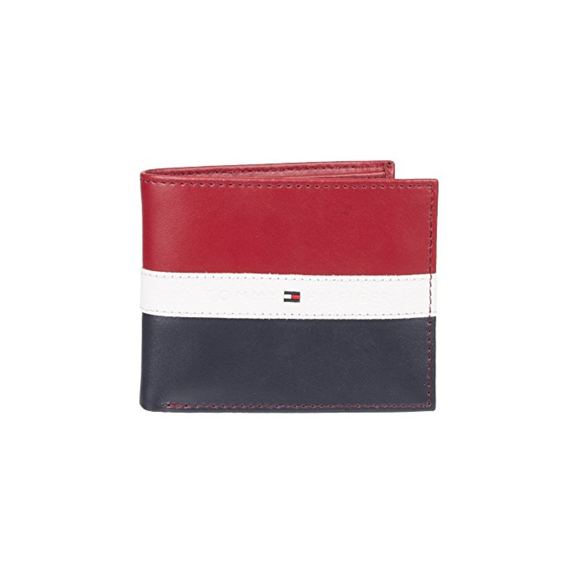 Products Tommy Hilfiger Leather Men's Wallet Red Navy