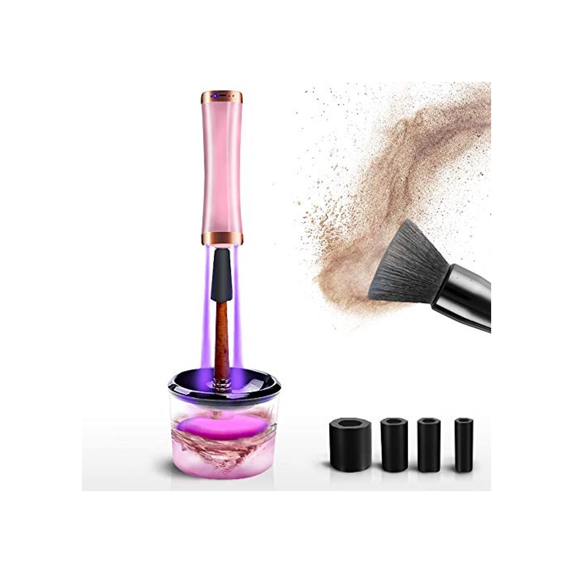 Products Limpiador de brochas de maquillaje recargable con USB