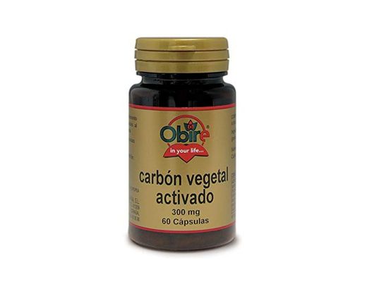 Carbón vegetal activado 300 mg 60 cápsulas