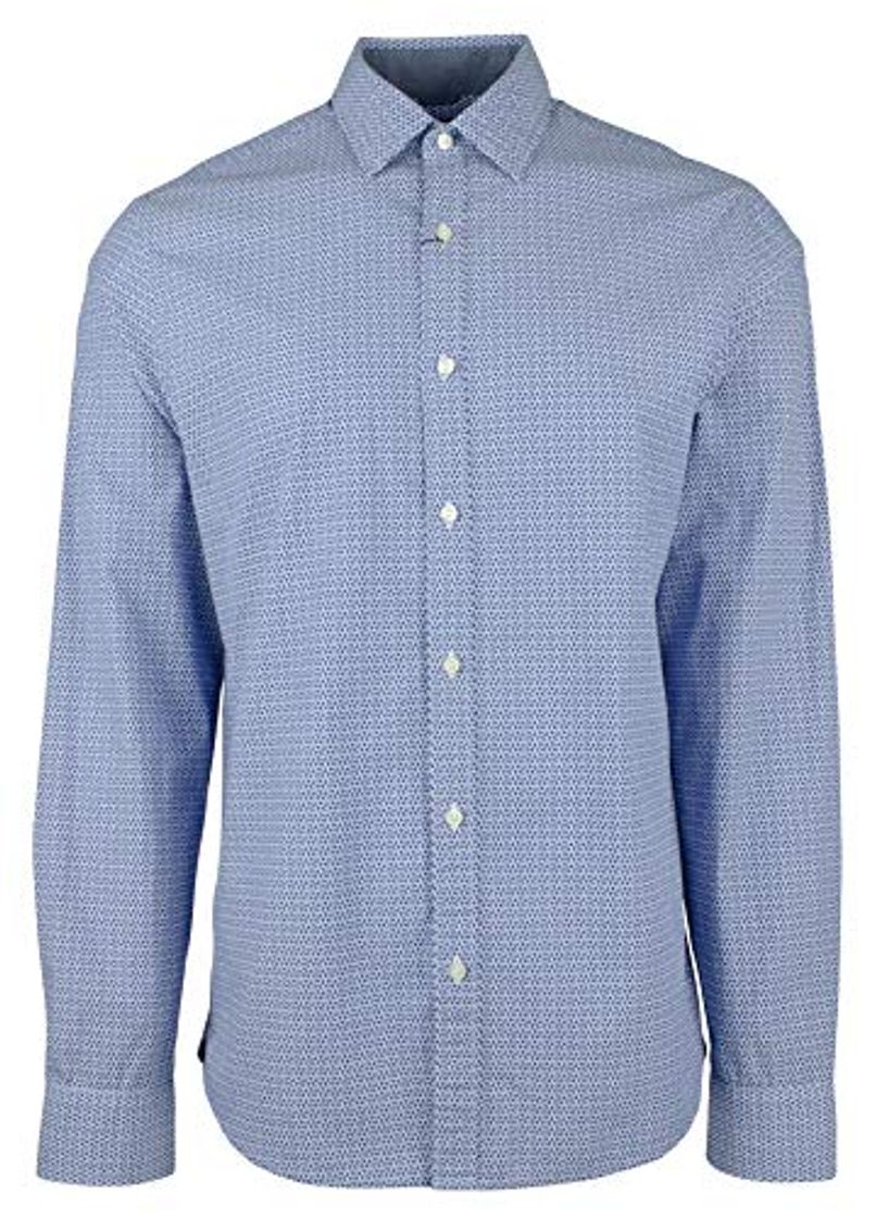 Moda Michael Kors Men's Slim Fit Allover Print Button