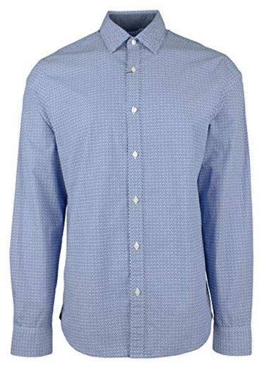 Michael Kors Men's Slim Fit Allover Print Button