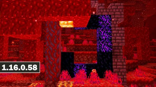 🔥NETHER FORTRESS MINECRAFT PE 1.16