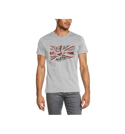 Pepe Jeans Flag Logo Camiseta, Gris