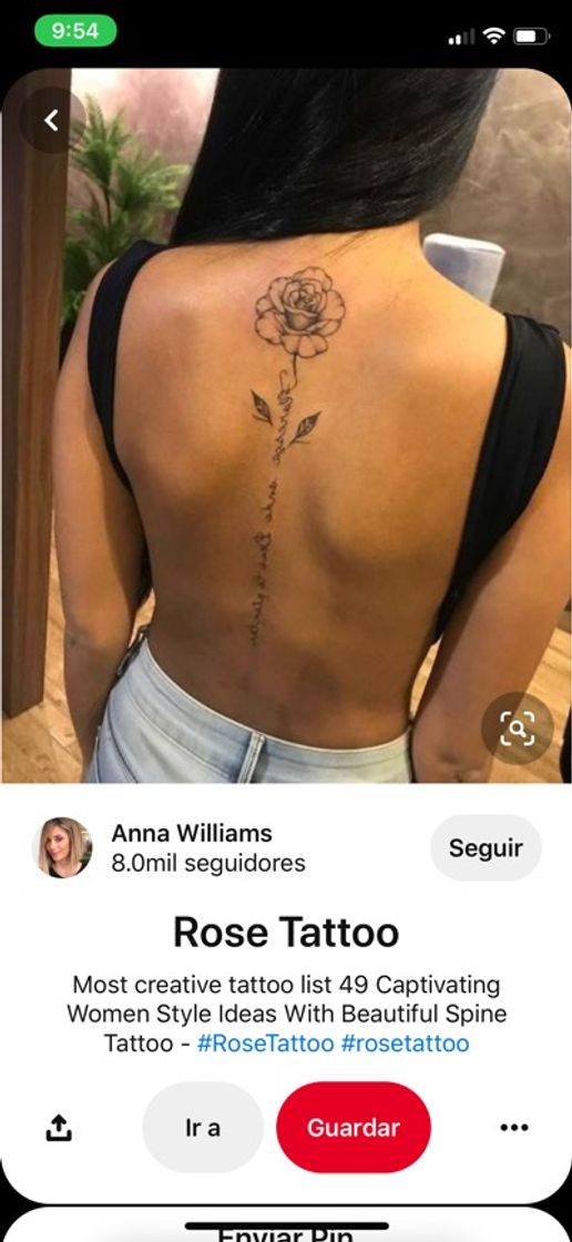 Moda Tatuaje de rosa