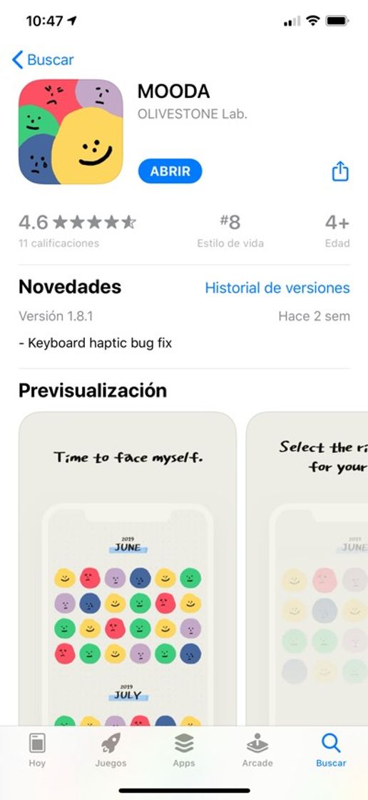 Aplicaciones ‎MOODA en App Store