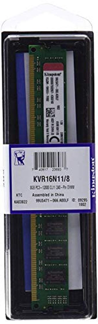 Products Kingston KVR16N11/8 - Memoria RAM de 8 GB