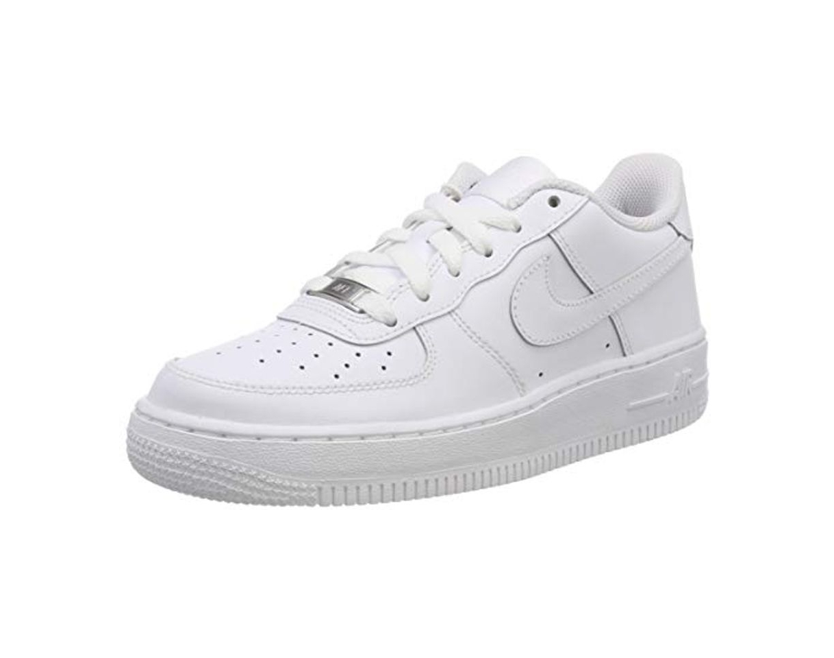 Fashion Nike Air Force 1, Zapatillas de Baloncesto Unisex Niños, Blanco (White / White-White)