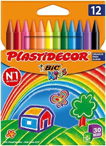 BIC Kids Plastidecor - Blíster de 12 unidades