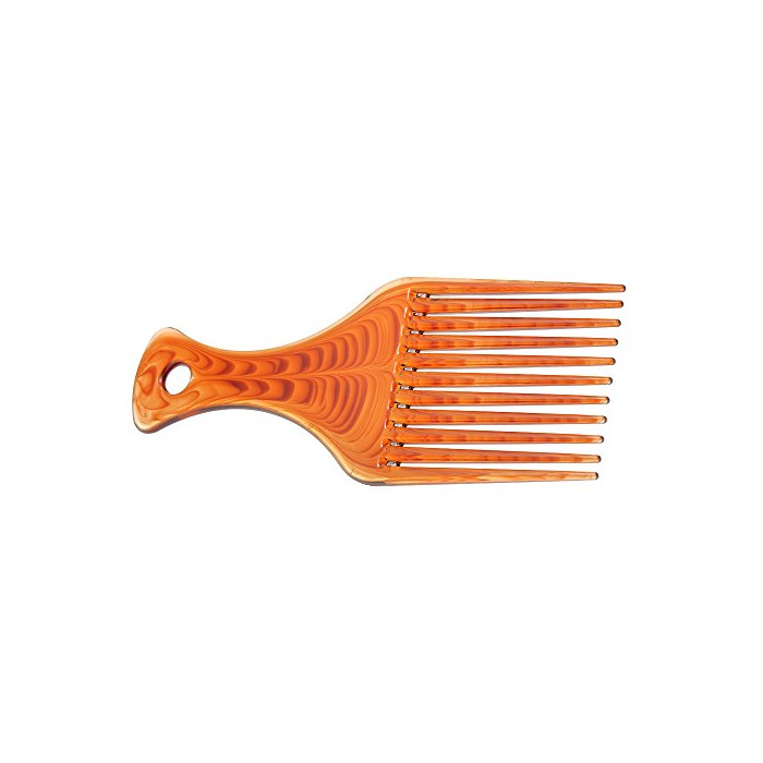 Product zroven Plástico peine del pelo Insertar Afro Hair Pick peine tenedor peine