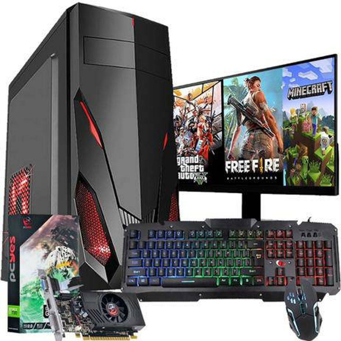 Fashion PC Gamer Completo Imperiums i5 / 8gb / HD 500gb / gpu 2gb

