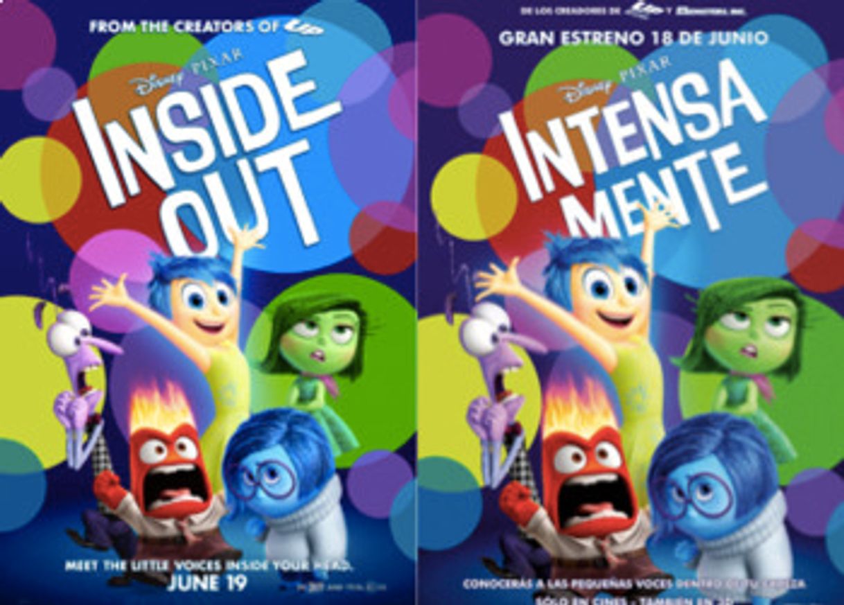 Película Del revés (Inside Out)